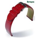 Barington Lack-Leder Uhrenarmband Modell Lack rot 18 mm,...