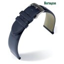 Barington Lack-Leder Uhrenarmband Modell Lack blau 16 mm,...