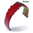 Barington Lack-Leder Uhrenarmband Modell Lack rot 16 mm, Handarbeit