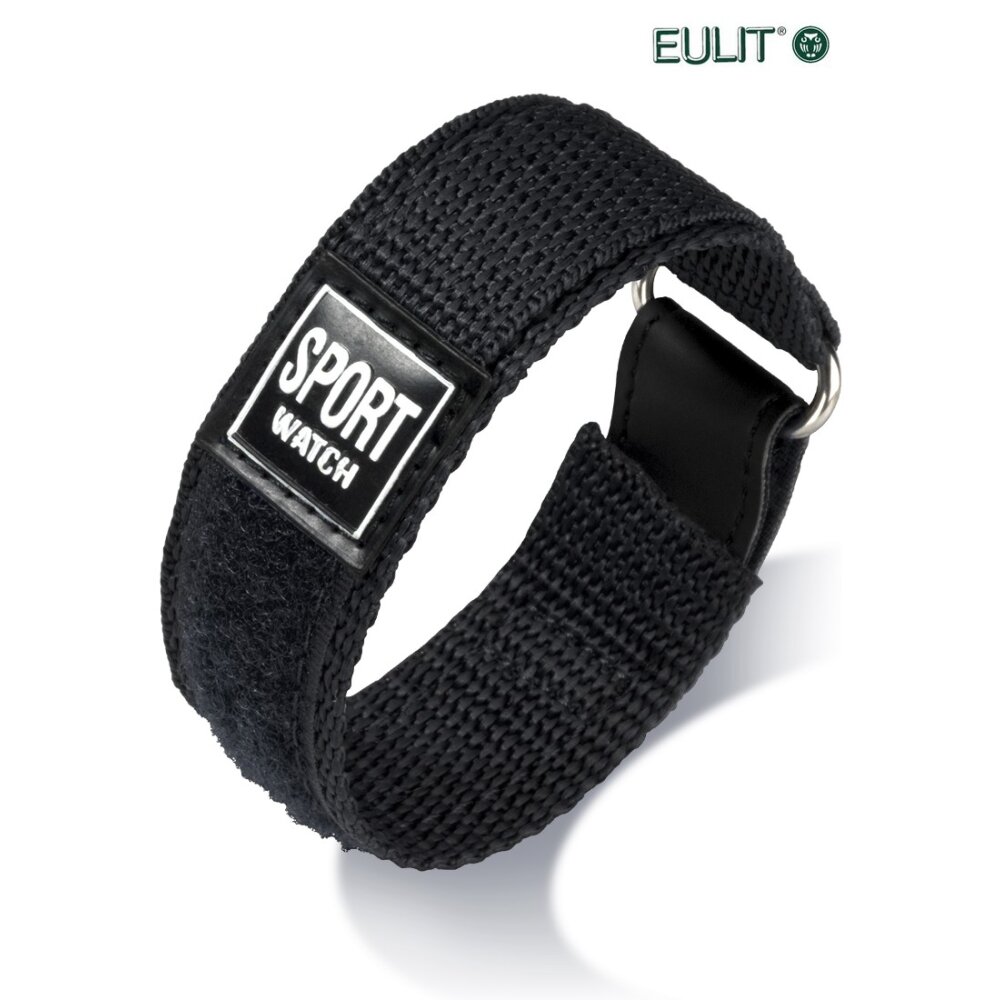 CIGA Design Sport Nylon Uhrenarmband Schwarz – Austauschbares Komfort Armband