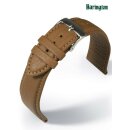 Barington Rindleder Uhrenarmband Modell Imperator-Shrunk cognac 18 mm, wasserfest