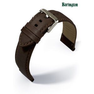 Barington Rindleder Uhrenarmband Modell Verona mocca 18 mm, Handarbeit
