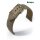 Barington Rindleder Uhrenarmband Modell Verona beige-creme 18 mm, Handarbeit