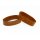 2 Leder Ersatzschlaufen für Uhrenarmband ELS-L Größe-L cognac 20 mm