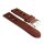 Soft Kalb-Nappa Rallye Uhrenarmband Modell Montreal-Rallye mocca 20 mm