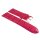 Feines Alligator Leder Uhrenarmband Modell Genf-71S NL himbeer 24 mm