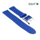 Eulit Perlon Uhrenarmband Modell Palma-Pacific-SP königs-blau 22 mm