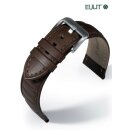 Eulit Rindleder Uhrenarmband Modell Sailwing mocca 22 mm