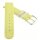 Kalbsleder Kinder-Uhrenarmband Modell Junior limette-gelb 14 mm